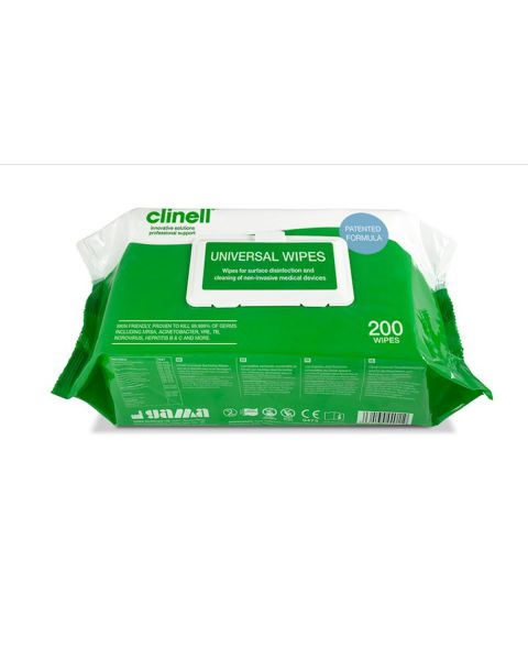 Clinell Universal Wipes 200 Pack