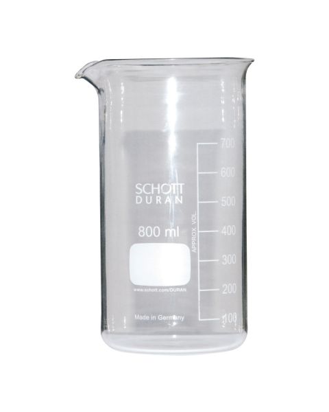 Glass Beaker 800 ml (with spout)