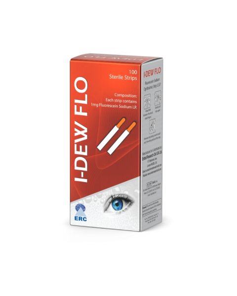 I-Dew Fluorescein Ophthalmic Strips (100pcs)