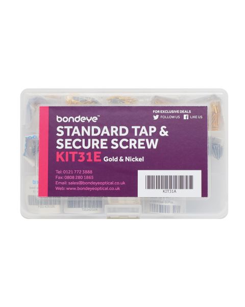 Standard Tap & Secure Mixed Gold/Nickel Kit 14 pks