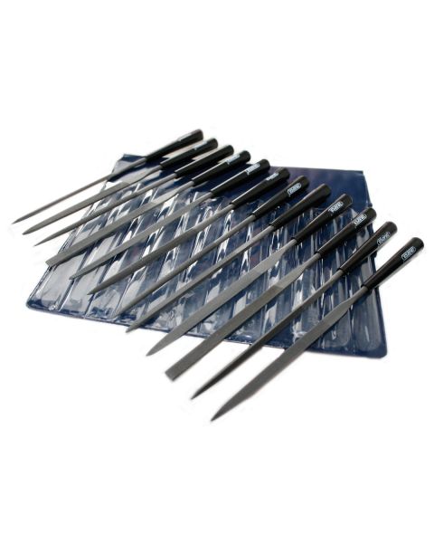 12 Pc Needle File Set With Slimline Handles