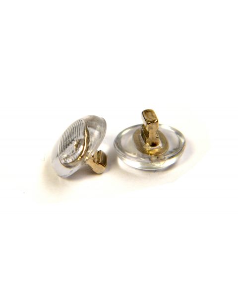 Semi Soft 'Button' 9mm Push Fit Nickel Insert 10 Prs