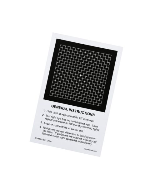 Amsler Recording Chart black- Pad of 50