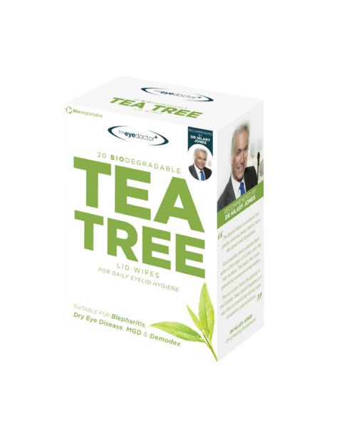 Eye Doctor Tea Tree Lid Wipes 20 Pack RRP £7.50