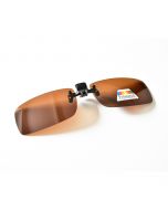 Clip On Sunglasses Polarised 55 19 Brown (9)