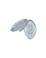 Glass Nosepads 13mm 'Diamond' Push Fit 10 Prs