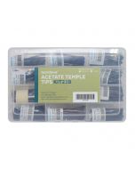 Acetate Temple Tips Mixed Black & Brown Kit 12 pks