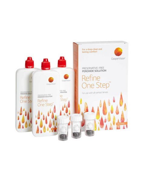 CooperVison Refine One Step Peroxide 250ml (3 Month Pack)