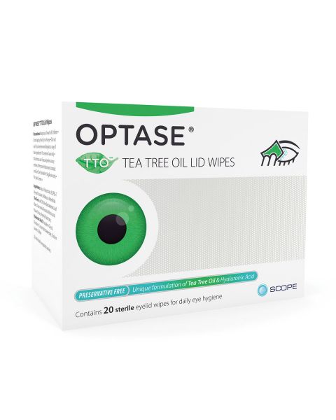 Optase TTO Lid Wipes (20 Wipes) RRP £9.95