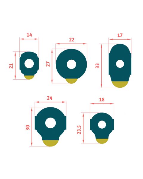 GHP Blocking Pads - 500 on a roll