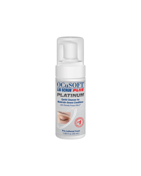 Ocusoft Lid Scrub Plus Platinum Foam 50ml RRP £13.99