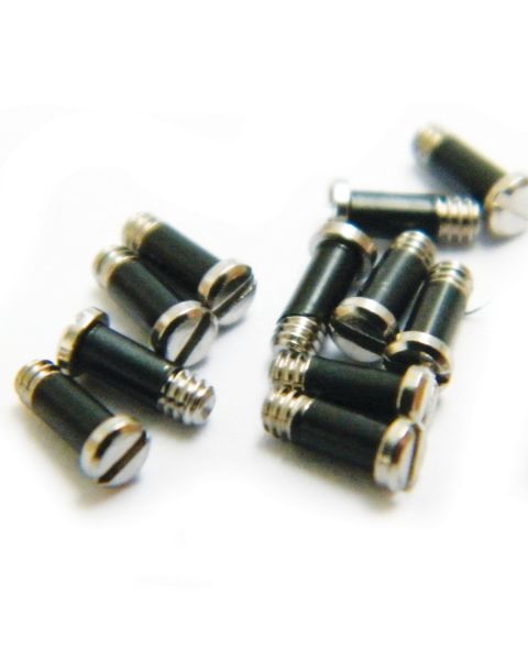 1.4 mm Ø Rim Screws with locking sleeves  Nickel 25 pcs