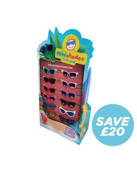 Minishades Beach Board Incl.13 Minishades(0-3,3-7,8-12 ages)